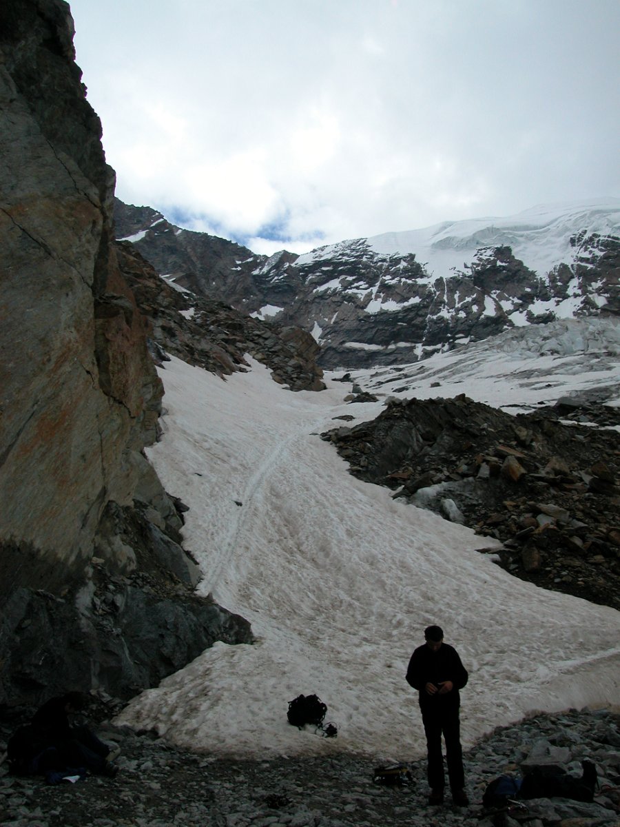 DSCN6478.JPG - Ende des hochalpinen Teils. Der restliche Rückweg ist eine Bergwanderung.