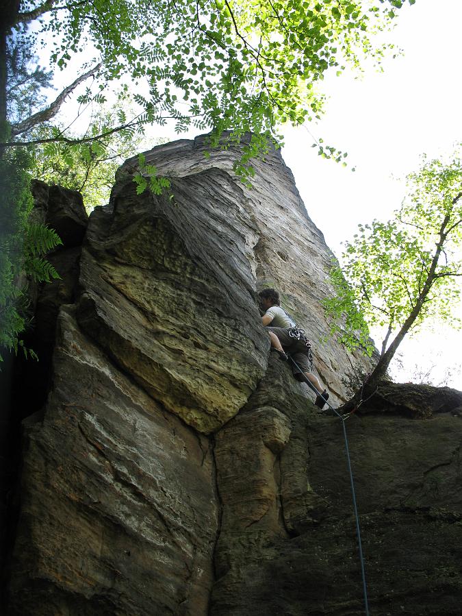 IMG_8087.JPG - Jetzt geht es den Riss weiter bis zum Ring.