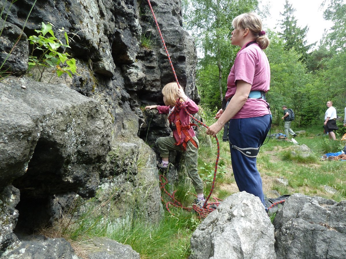 P1050880.JPG - Helene will nach oben